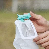 Dog Tail Waste Bags Clip