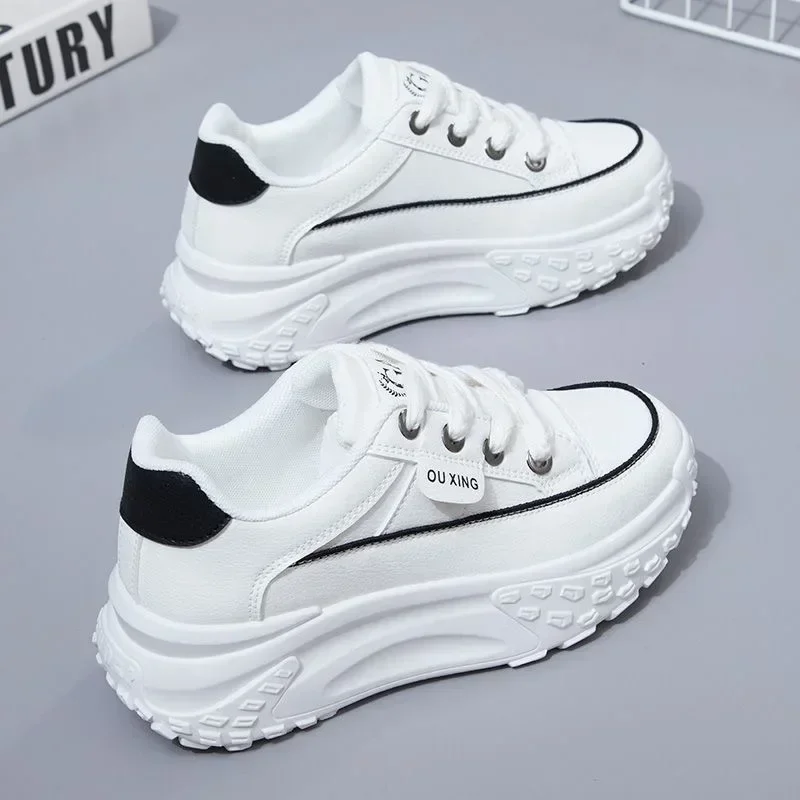Baskets femme décontractées à plateforme, mode printemps - image de produit 6