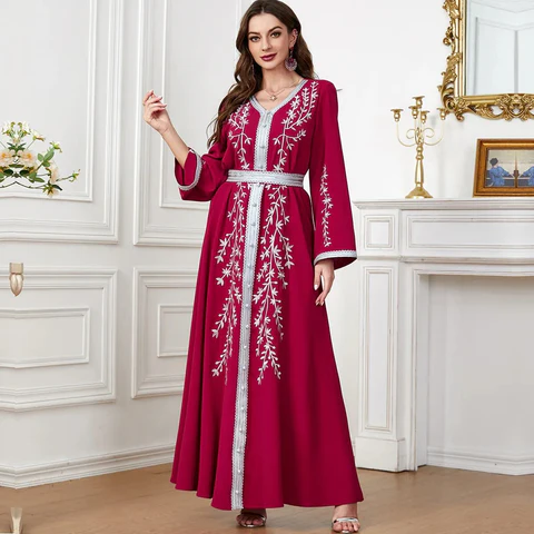 Robe pour Femmes Musulmanes - couleur rouge